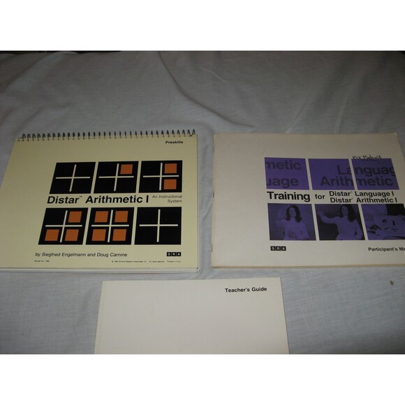 Distar Arithmetic 1 Teachers Material Box Set Siegfried Engelmann Home School - Picture 7 of 11